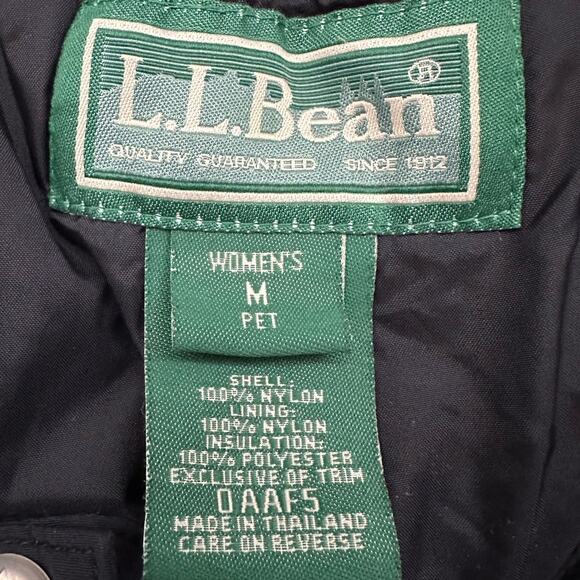 L.L. Bean Navy and Black Insulated Snow Pants Women's Size M - Picture 4 of 9